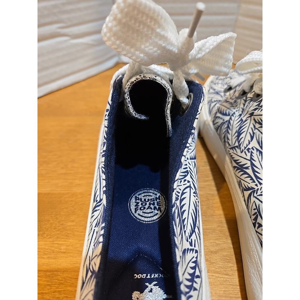 Rocket Dog Women's Size 7.5 Slip On Palm Tree Floral Beach Preppy Spring Summer - Picture 7 of 12